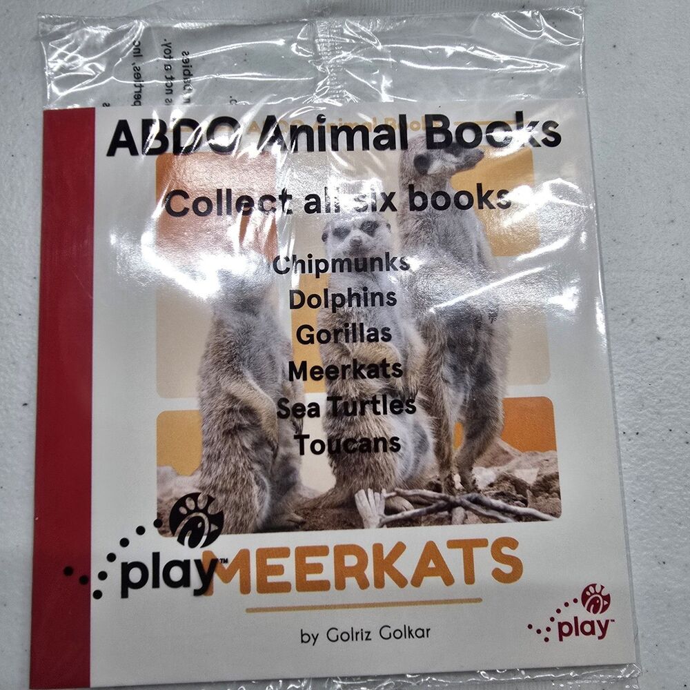 2025 Chick-fil-A Kids Meal Activity Game Book Meerkats NIP